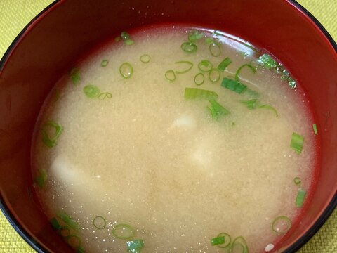 うちのスープ　私の好きなきのこの味噌汁